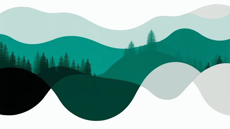 Abstract visual representing Swedish ITP pension scheme guide